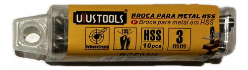 Set 10 Brocas Para Metal 3mm Uyustools