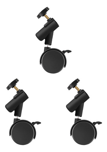 3pcs Ruedas De Soporte De Luz De Servicio Pesado Con 19 Mm