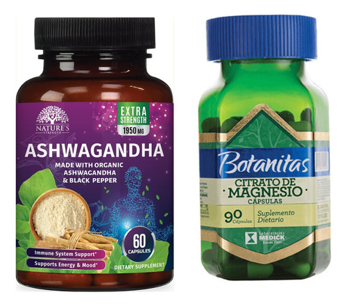 Orgánica Ashagwanda + Magnesio - Unidad a $2098