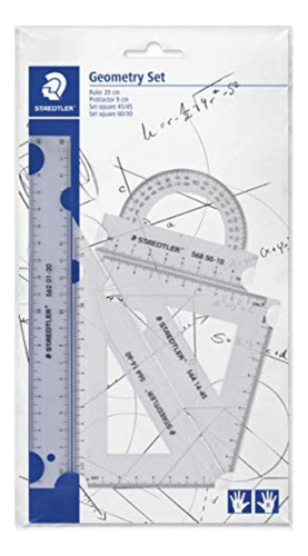 Staedtler Juego De Geometria Transparente De 4 Piezas