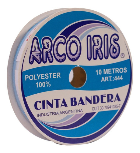 Rollo De Cinta Argentina N° 3 Por 10 Metros 15mm Ancho 