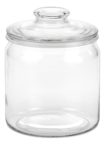 Emporium Contenedor De Vidrio 2.6l Recipiente Para Almacenar Color Transparente