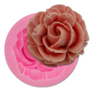 Forma Molde Silicone Sabonete Resina Mini Rosa Cm 187