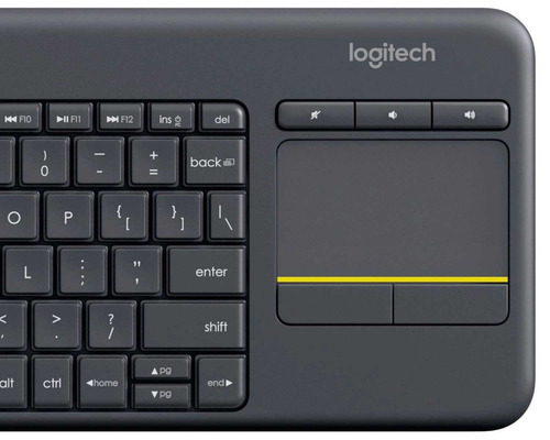 Teclado Con Touchpad Logitech K400 Plus Smart Tv Pc