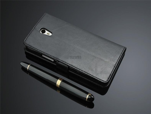 Estuche Tipo Agenda Para Lenovo Zuk Z1 Color Negro