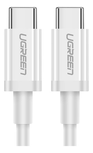 Cable Premium Usb C Carga Rapida 60w 2m Blanco Ugreen