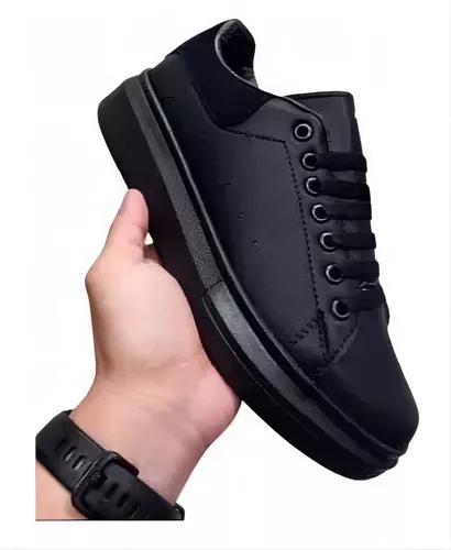 Disciplinario Son Banquete Tenis Mujer Negro Blanco Moda Casual | MercadoLibre