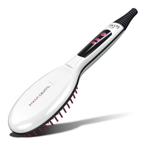 Imagen 3 de 10 de Cepillo Pelo Cabello Planchita Alisador Ion Anti Frizz Lacio Brillo Y Pelo Saludable - Compacto - Garantia Oficial -