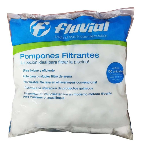 Pompones Carga Filtrante Fluvial Para Filtros De Piscina P