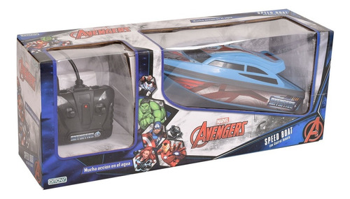 Vengadores Speed Boat Lancha Control Remoto Ditoys Avengers