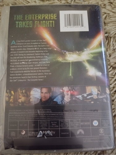 Blu Ray Star Trek Enterprise A Série Completa Box Lacrado