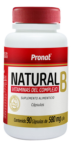 Natural B Complejo B 90 Cápsulas Pronat