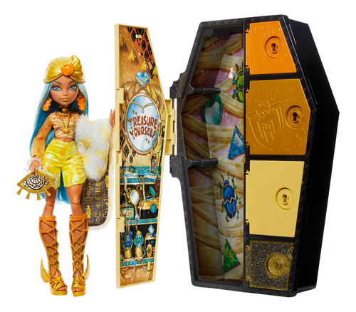 Monster High Cleo De Nile Casillero Con 19 Sorpresas Hnf76