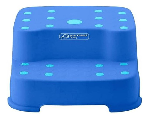 Escadinha Infantil Com 2 Degarus - Azul,  Multilaser