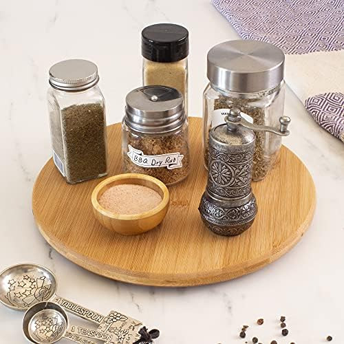 Tb Home - Base Giratoria Lazy Susan De Bambú