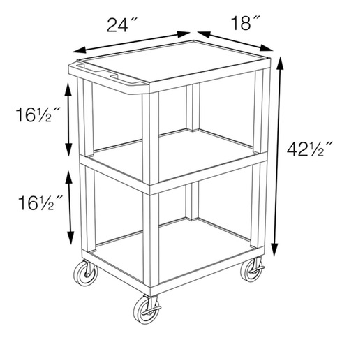 Fse 373 -wt42buc2 -b 42h Av Cart 3 Stantes Cabas Piernas