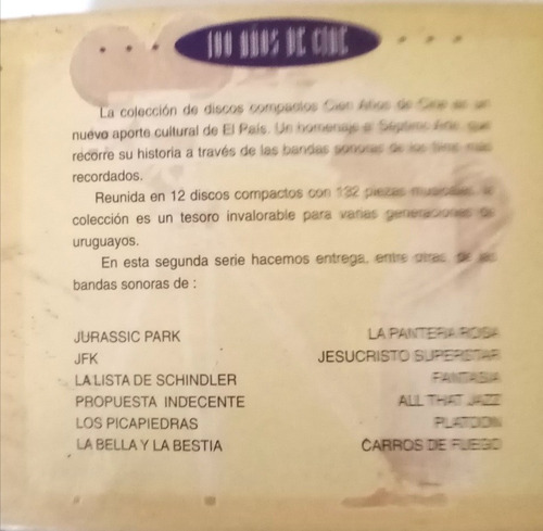 Imagen 8 de 10 de Colección 100 Años De Cine, 16 Cd + 1 Cd Navideño