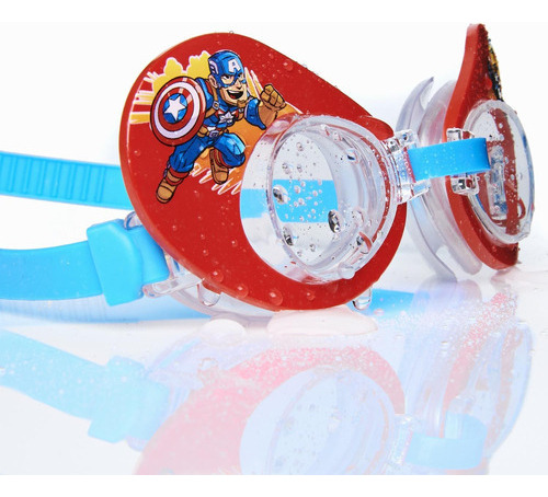 Swimways: Swimways Goggles De Nado - Super Heroes Color Rojo
