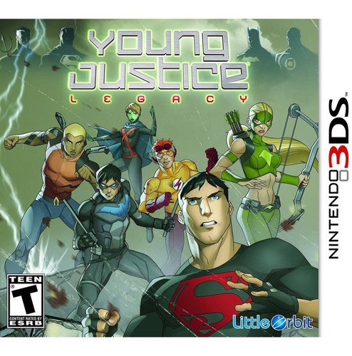 Young Justice League 3ds Usado