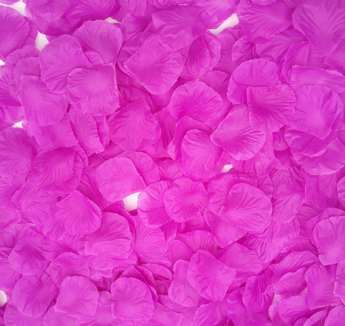 Petalos De Rosa Artificiales Para Eventos 2200pzas Morado