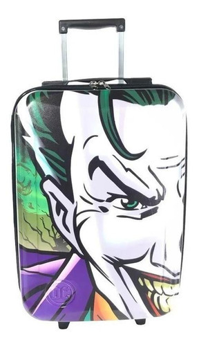 Mochila Mala Rígida 6 Rodas Coringa The Joker Escolar Viagem