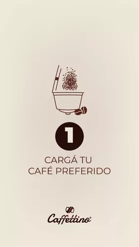 CAPSULAS RECARGABLES CAFFETTINO DOLCE GUSTO KIT X 4 UN.
