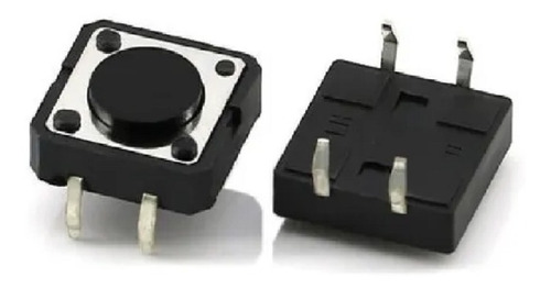 Tact Switch 12x12mm 4 Patas Altura 4.3mm X5 Unidades