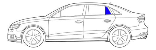 Vidrio Aleta Mitsubishi Lancer-glx 2002-2012 4p Verde Ti