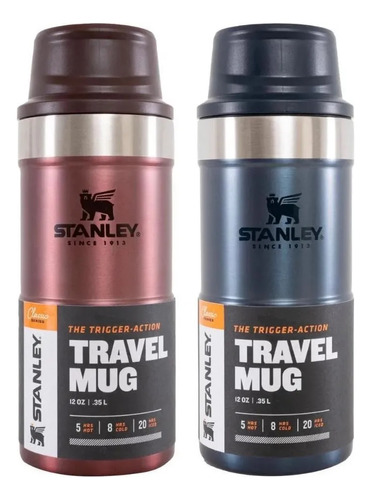 Stanley Mug Copo Térmico Café Chá Quente Carro 354ml Cor Branco