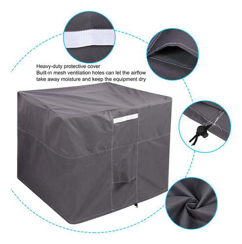 Funda De Acondicionador Para Unidad Exterior Impermeable, Gr