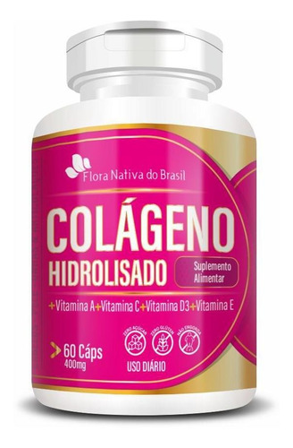 Colágeno Hidrolisado + Vitaminas A/e/d3/c 60caps 400mg