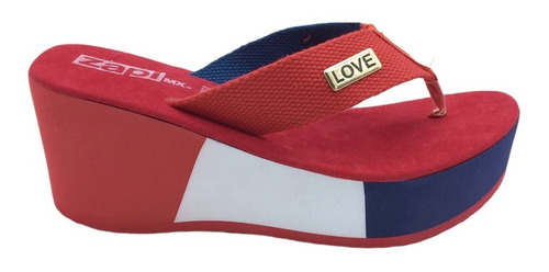 Sandalias Plataformas Para Mujer 195 Multicolor