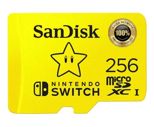 Tarjeta Memoria Micro Sandisk Oficial Nintendo Switch 256gb