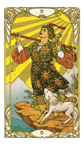 Tarot Golden Art Nouveau Cartas Baralho Esotérico - Original
