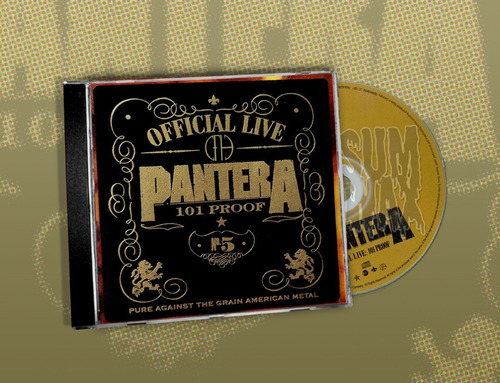 Pantera  Official Live: 101 Proof Cd Argentina Nuevo