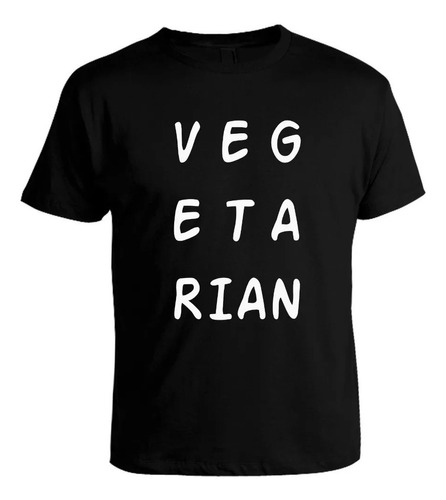 Camiseta Tradicional Vegetariano Vegetarian E Ffrete