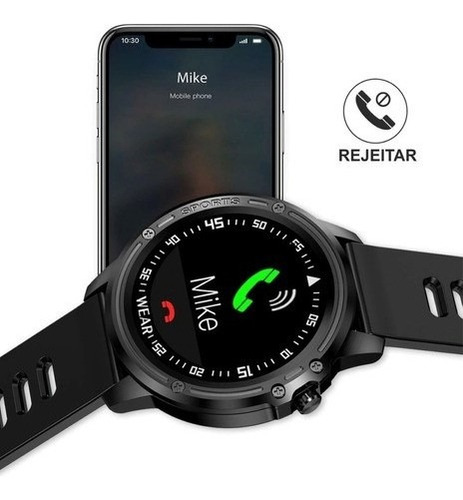 Relógio Smartwatch L8 Plus Frequência Cardíaca Android Ios
