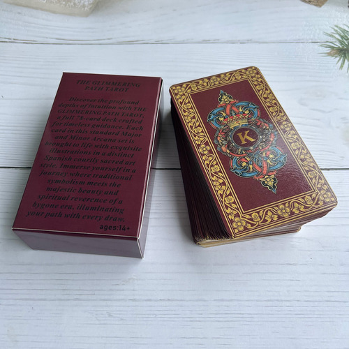 78 Cartas De Tarot De 70 X 120 Mm, Guía En Pdf En Inglés, Es