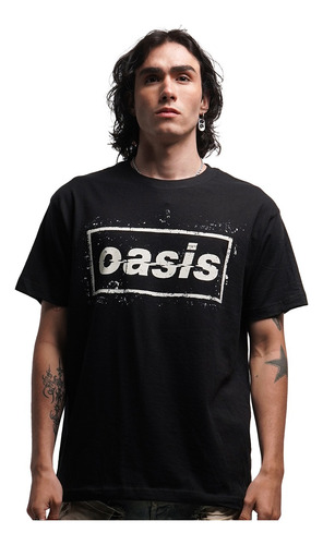 Camiseta Oasis Classic Logo Rock Activity