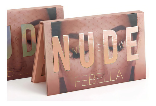 12 Paleta Sombras C/ Espelho Nueva Desnuda Febella Pso30318
