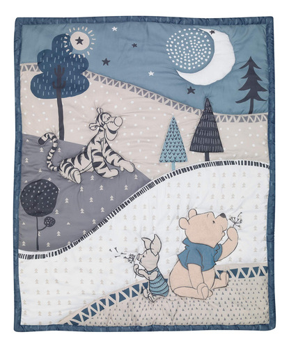 Juego De Ropa De Cama Para Cuna Lambs & Ivy Forever Pooh, 3