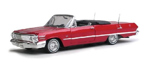 Impala Chevrolet 1963 Welly Escala 1/24 Hot Rider 20cm Largo