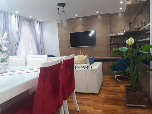 Apartamento Com 3 Dormitórios À Venda, 75 M² Por R$ 415.000 - Jardim Nova Taboão - Guarulhos/sp - Ap14605