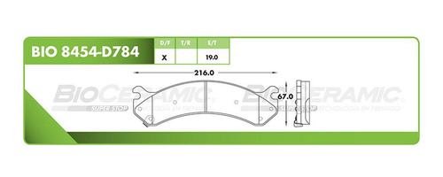 Balata Disco Delantera Chevrolet Express 2500 2008-2017 4.8