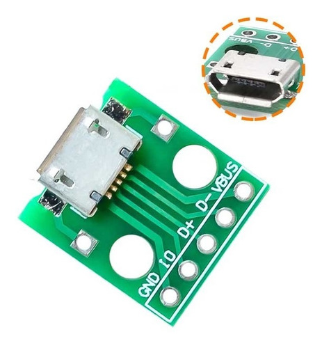 20 Pzas Modulo Usb Micro Conecta Proyecto Por Usb