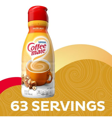 Coffee Mate Sabor Hazelnut Crema Liquida 946 Ml