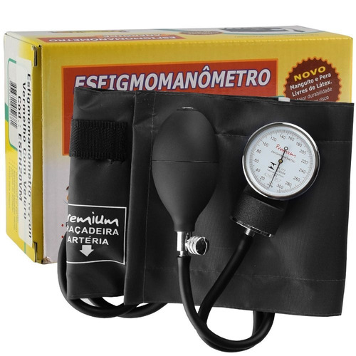 Esfigmomanômetro Adulto Vermelho - Premium