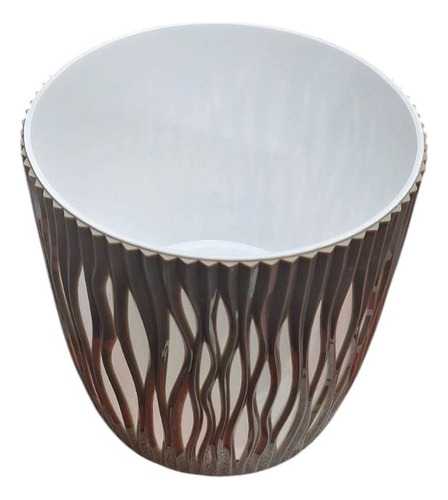 Maceta Shopia 18 Cm Redonda Con Drenaje