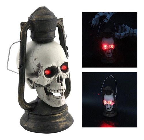 Horror Halloween Calavera Linterna Luz Juguete Celebración