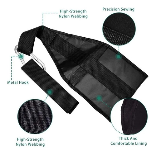 Kit Correas Bandas Ajustables Abdominales Barras Dominadas